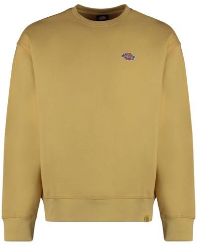 Dickies Millersburg Cotton Crew-Neck Sweatshirt - Yellow