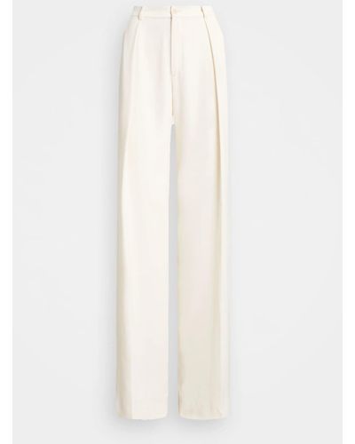 Polo Ralph Lauren Kirahn Full Length Pleated - White