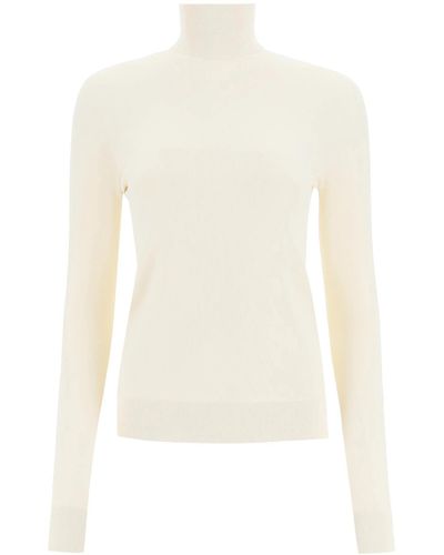 Bottega Veneta Viscose Turtleneck Sweater - White