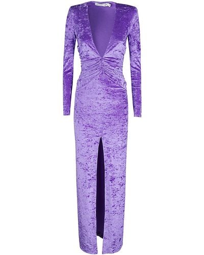 Amen Long Dress - Purple