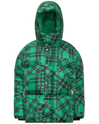 Khrisjoy Down Jacket With Hood - Green