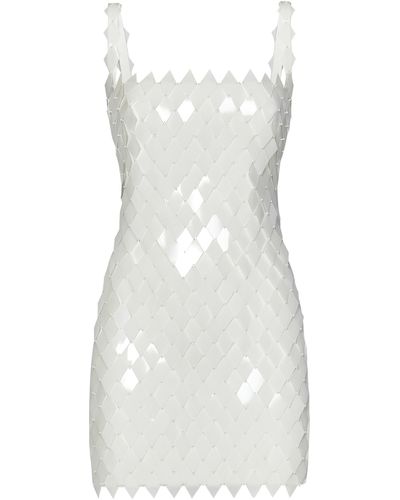 The Attico Rue Mini Dress - White
