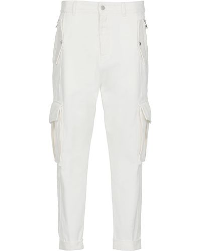 Balmain Trousers White - Multicolour
