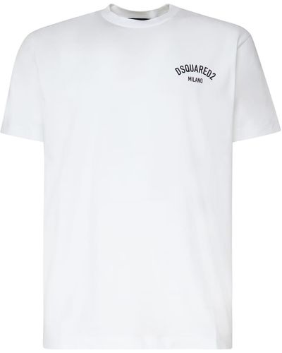 DSquared² T-Shirt Logo Cotton - White