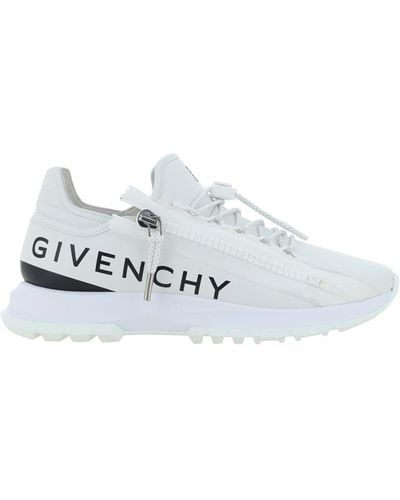 Givenchy Spectre Zipped Leather Low-top Sneakers - White