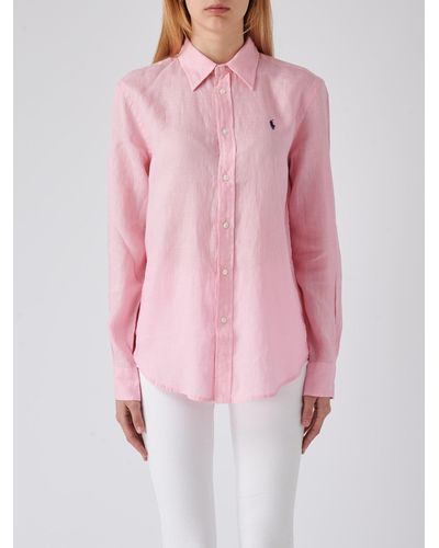 Polo Ralph Lauren Linen Shirt - Pink