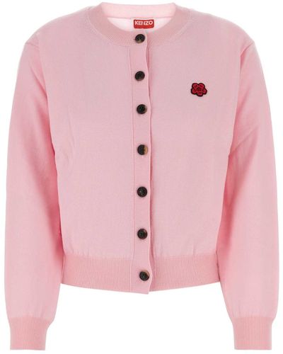KENZO Wool Cardigan - Pink