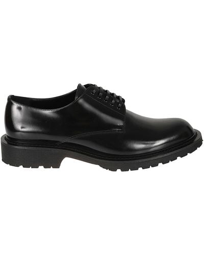 Saint Laurent Hanor Army 10 Derby Shoes - Black