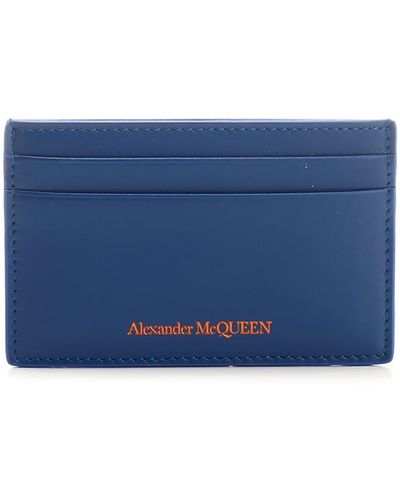 Alexander McQueen Blue Card Holder