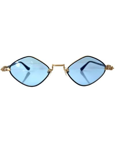 Chrome Hearts Diamond Dog - Midnight Blue Sunglasses