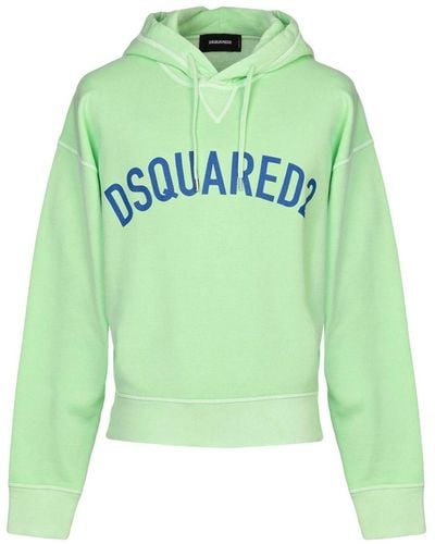 DSquared² Logo Hooded Sweatshirt - Green
