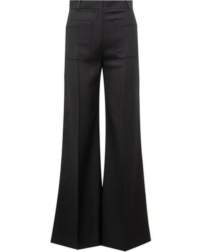 Victoria Beckham Alina Tailored Trousers - Black