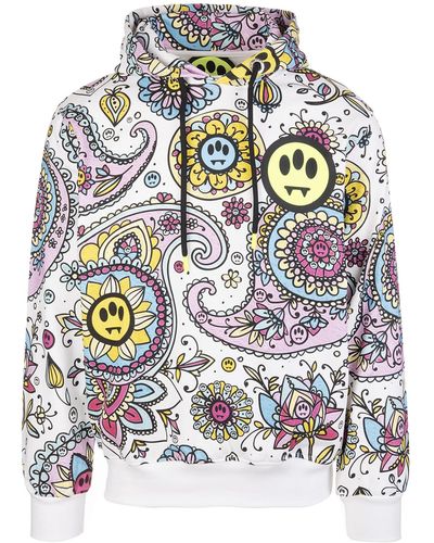 Barrow Unisex Hoodie With All-over Print - Gray