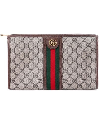 Gucci Ophidia Gg Beauty Case - Gray