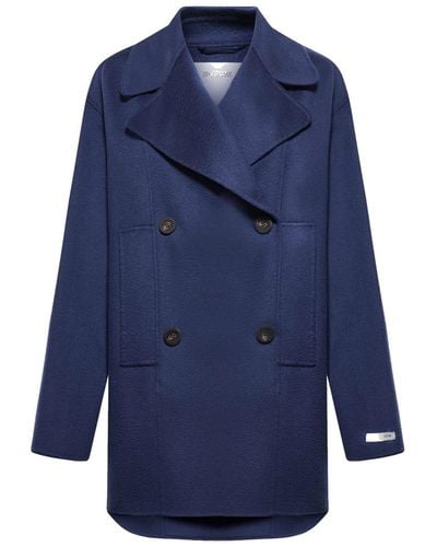 Sportmax Nausica Cashmere Coat - Blue