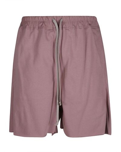 Rick Owens Drawstring Shorts - Purple