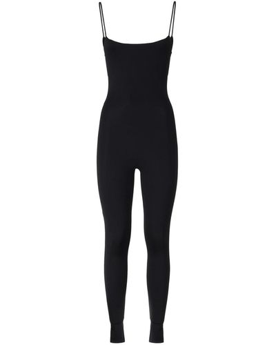 ANDAMANE Jumpsuit With Shoulder Pads - Black