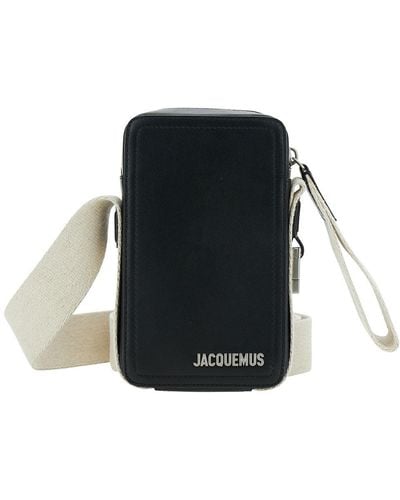 Jacquemus La Cuerda Vertical Crossbody Bag - Black