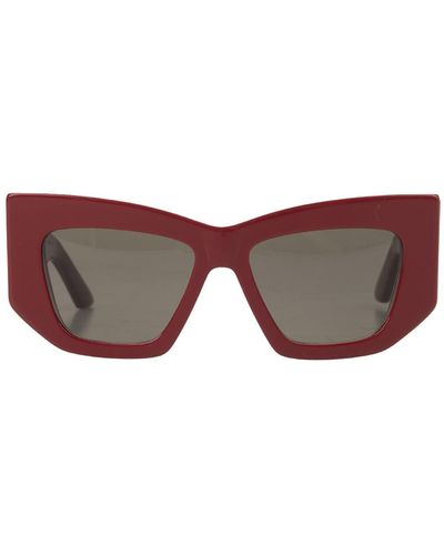 Alexander McQueen Geometric Sunglasses - Brown