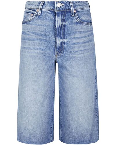 Mother The Undercover Short Fray - Blue