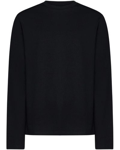 Jil Sander Cotton Long-sleeved T-shirt - Black