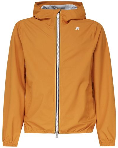 K-Way Jack Stretch Dot Windproof Jacket - Orange