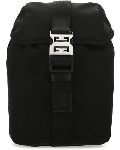 Givenchy Nylon Blend Mini 4G Light Backpack - Black