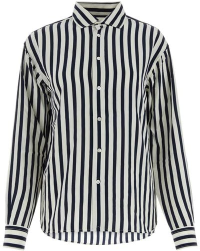 Polo Ralph Lauren Cotton Poplin Stripe Button-up Shirt - Black