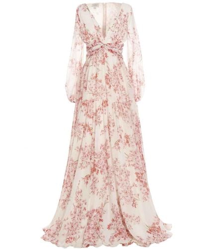 Giambattista Valli 'georgette' Dress - Pink