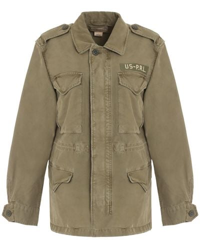 Ralph Lauren Twill Army Jacket - Green