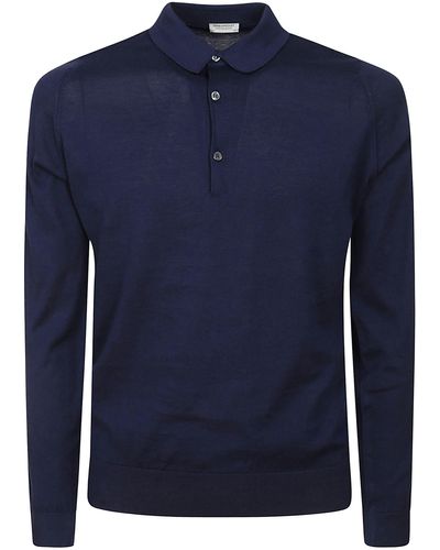 John Smedley Bradwell Shirt Ls - Blue