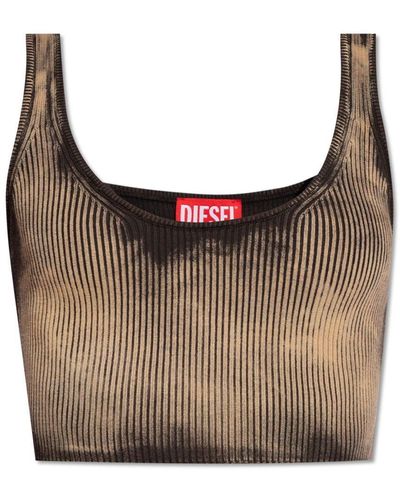 DIESEL 'm-deidra' Top, - Brown