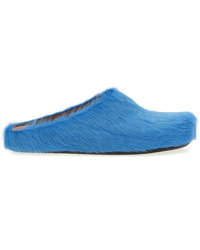 Marni Fussbett Flat Shoes - Blue