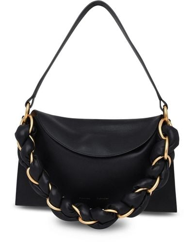 Proenza Schouler Black Leather Braid Bag