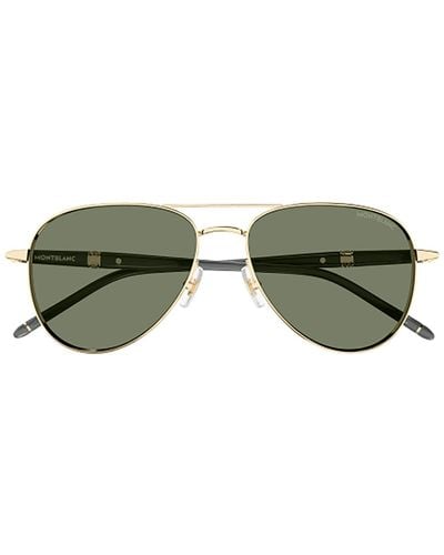 Montblanc Pilot Frame Sunglasses - Green