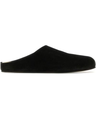 The Row Slippers - Black