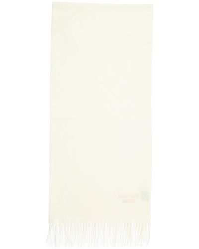 Boutique Moschino Wool Wool Scarf - White