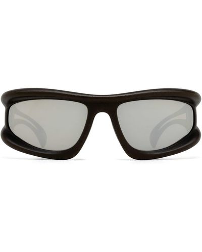 Mykita Marfa Sun Md31 Safari Green Sunglasses - Black