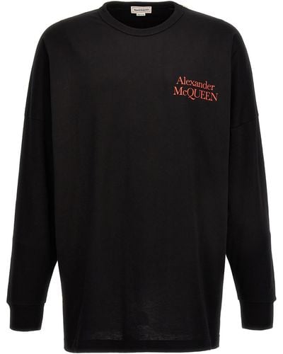 Alexander McQueen Logo T-shirt Black