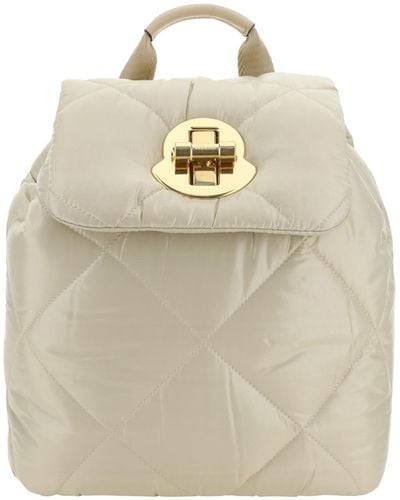 Moncler Puff Backpack - White