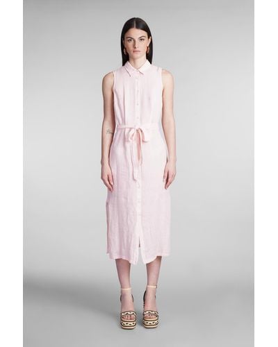 120% Lino Dress - Pink