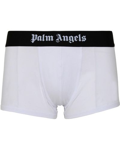 Palm Angels Cotton Blend Boxer Set Of 2 - White