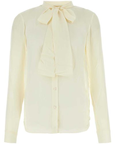 Michael Kors Ivory Viscose Blend Shirt - White
