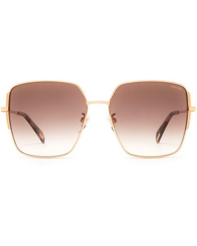 Police Splf34 Copper Gold Sunglasses - Pink