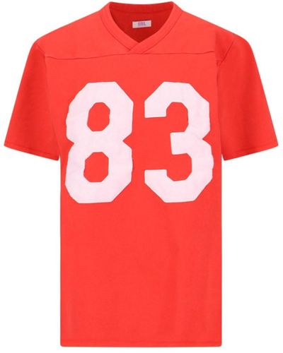 ERL Football T-Shirt - Red