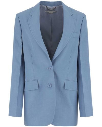 Stella McCartney Tella Mccartney Jackets And Vests - Blue