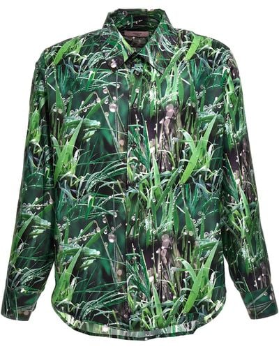 Martine Rose Grass Shirt, Blouse - Green