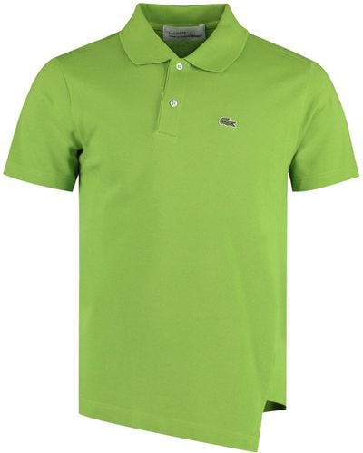 Comme des Garçons Comme Des Garçons Lacoste X Comme Des Garçons - Cotton-piqué Polo Shirt - Green