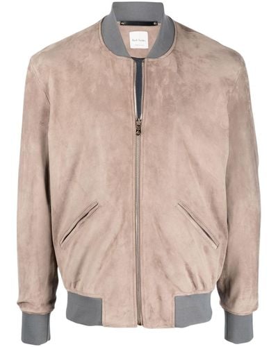 Paul Smith Pul Smith Gents Suede Bomber Jcket - Multicolour
