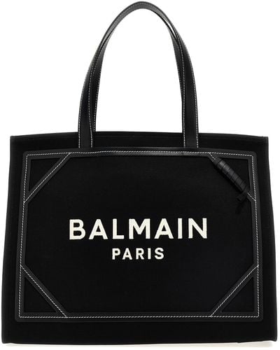 Balmain B-Army Medium Shopping Bag - Black
